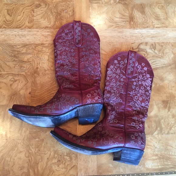Yippee Kay Yay Old Gringo Red & Cream Boots! - Picture 6 of 16